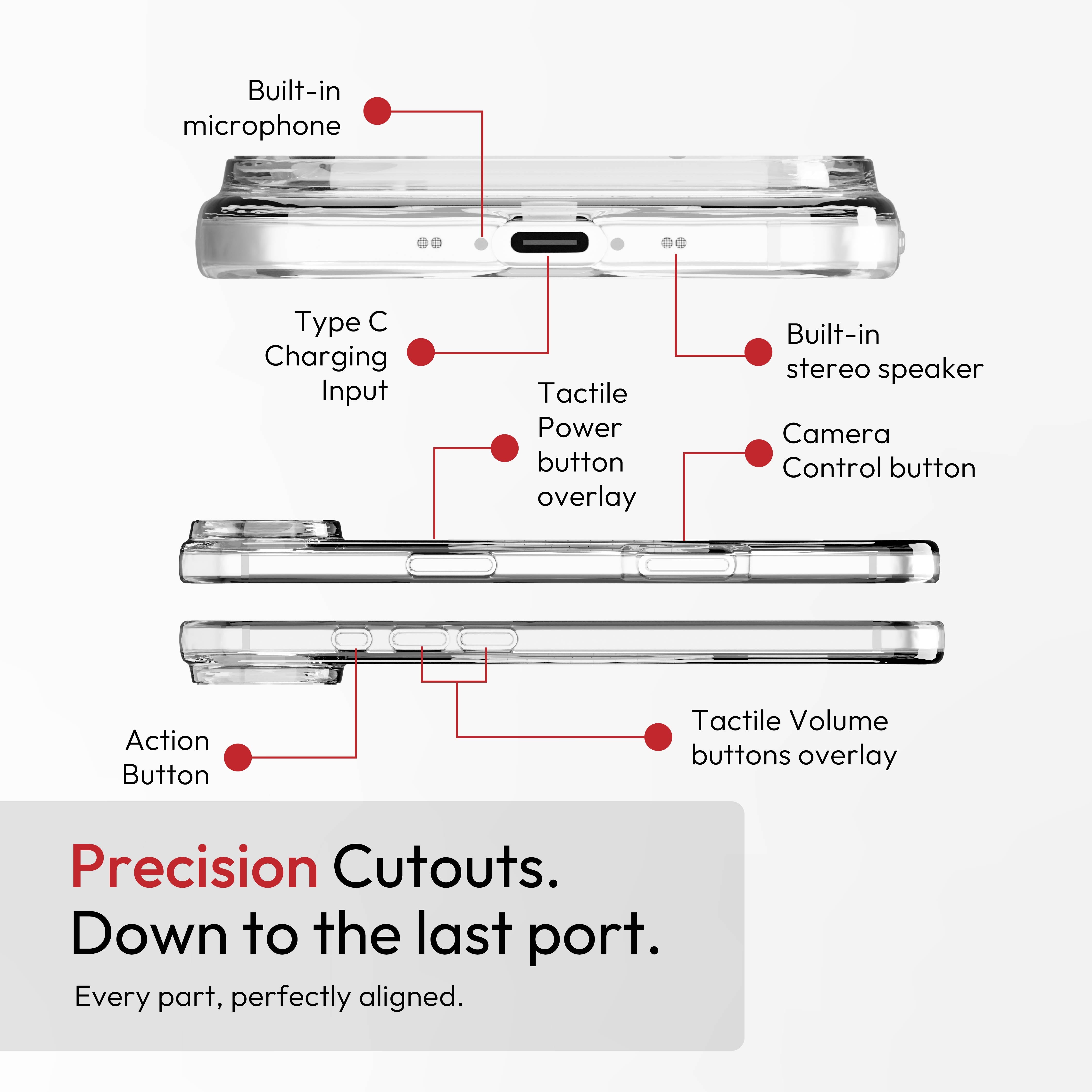 iPhone 17 Air Clear Armour Anti-Yellow MagSafe Case