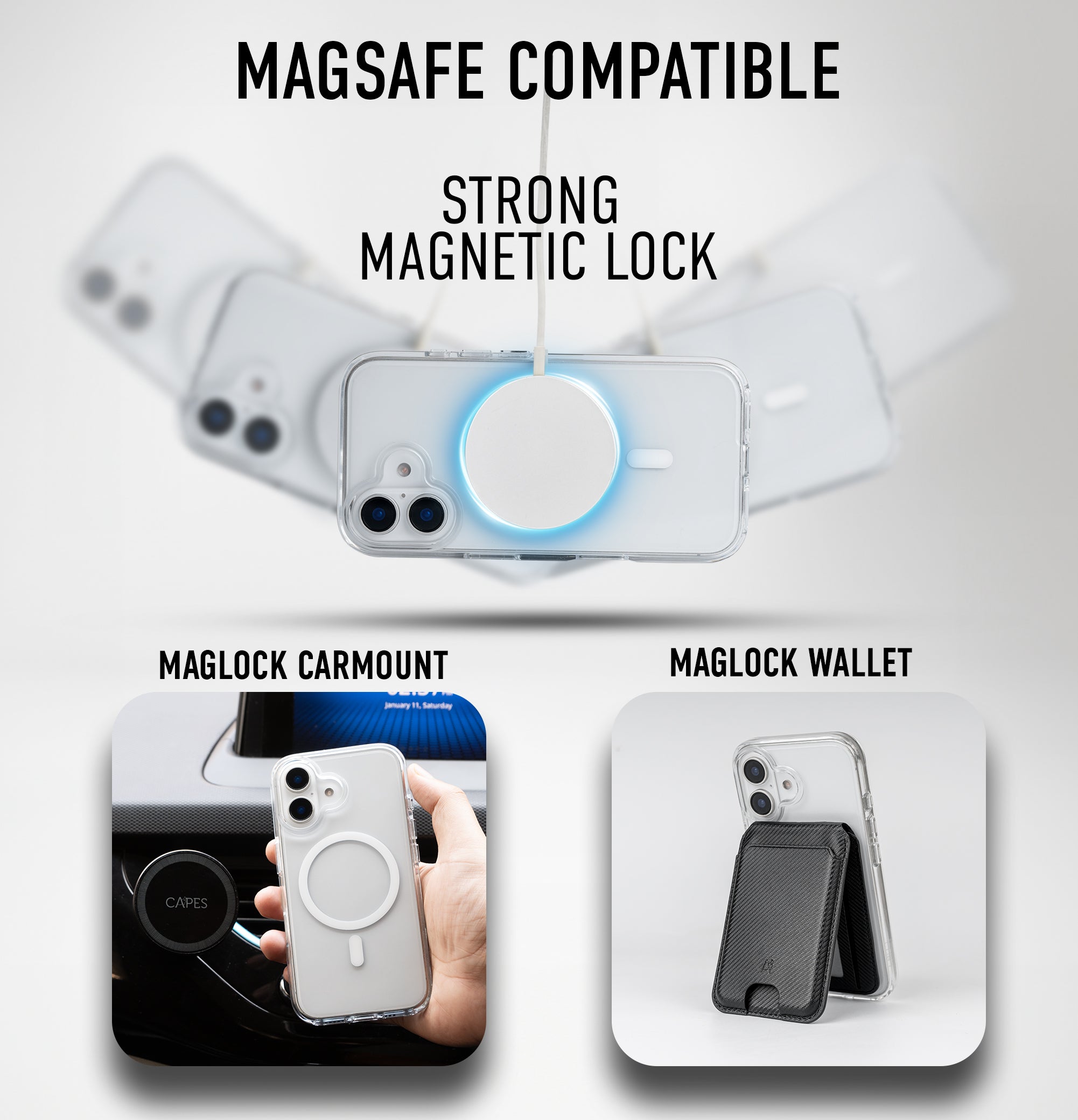 iPhone 17 Air Clear Armour Anti-Yellow MagSafe Case