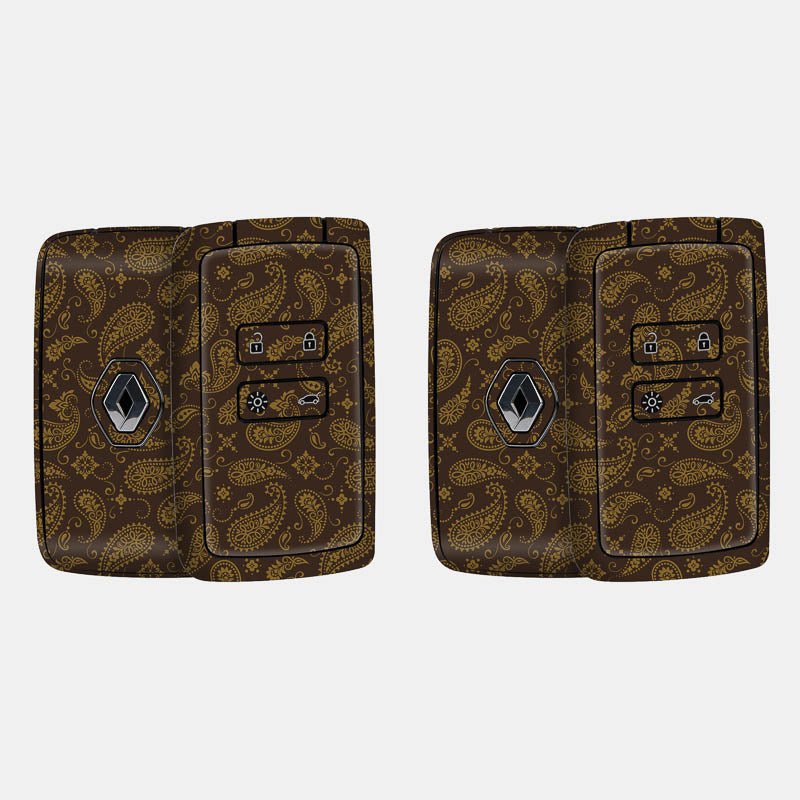 Brown Paisley Key-1 + Key-2