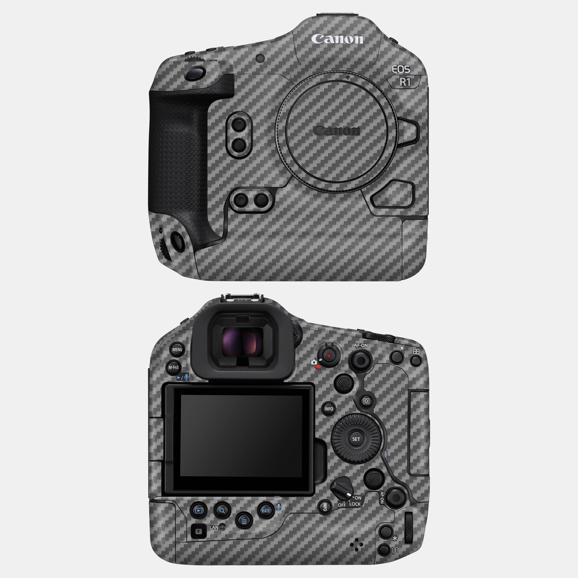 Carbon Fibre Grey Full Body