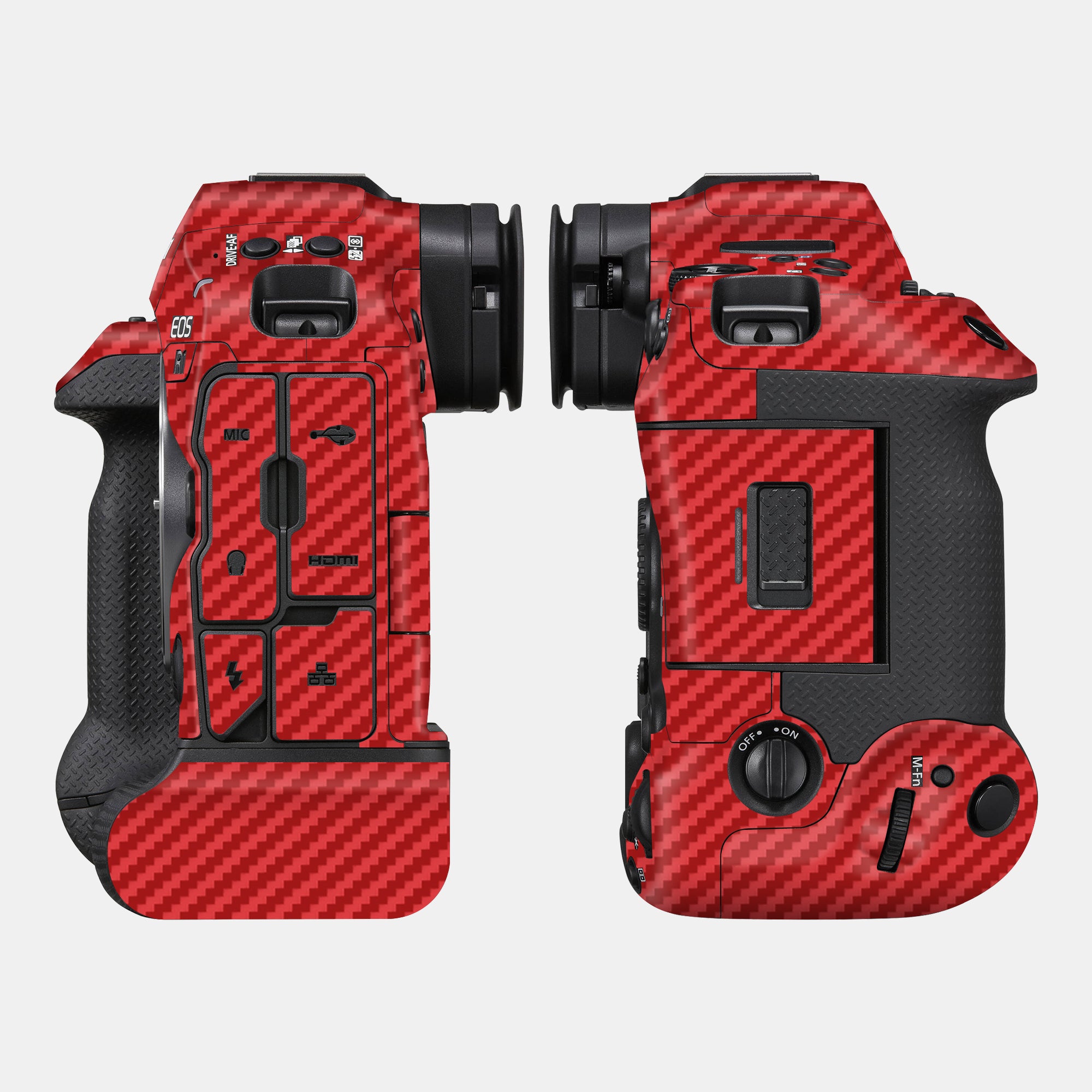 Carbon Fibre Red Full Body