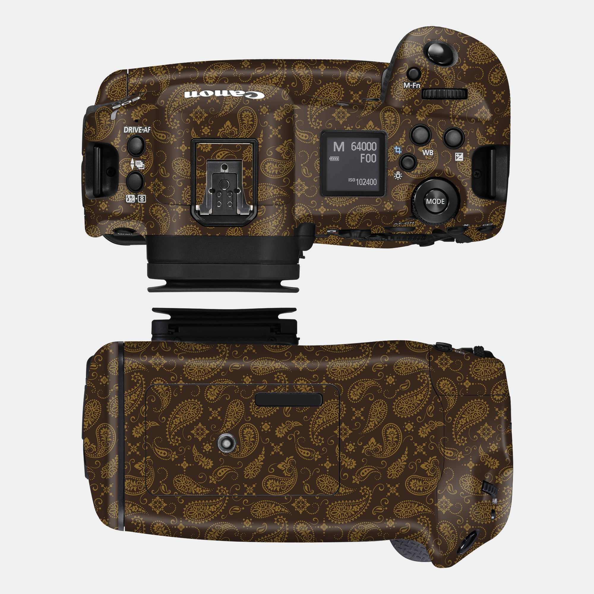 Brown Paisley Full Body