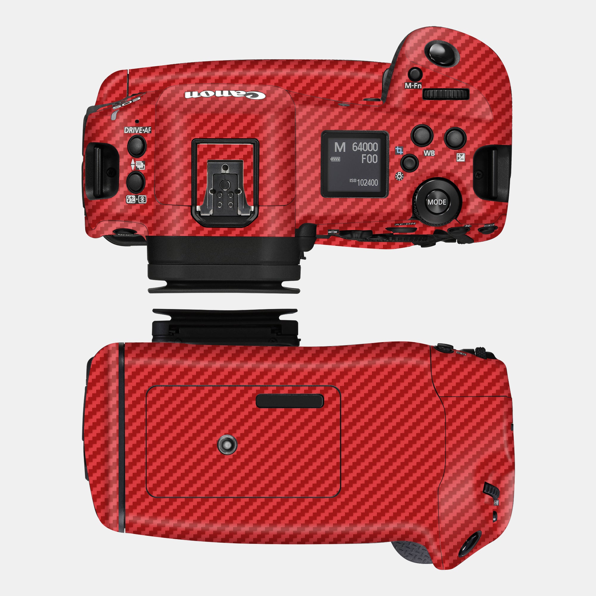 Carbon Fibre Red Full Body