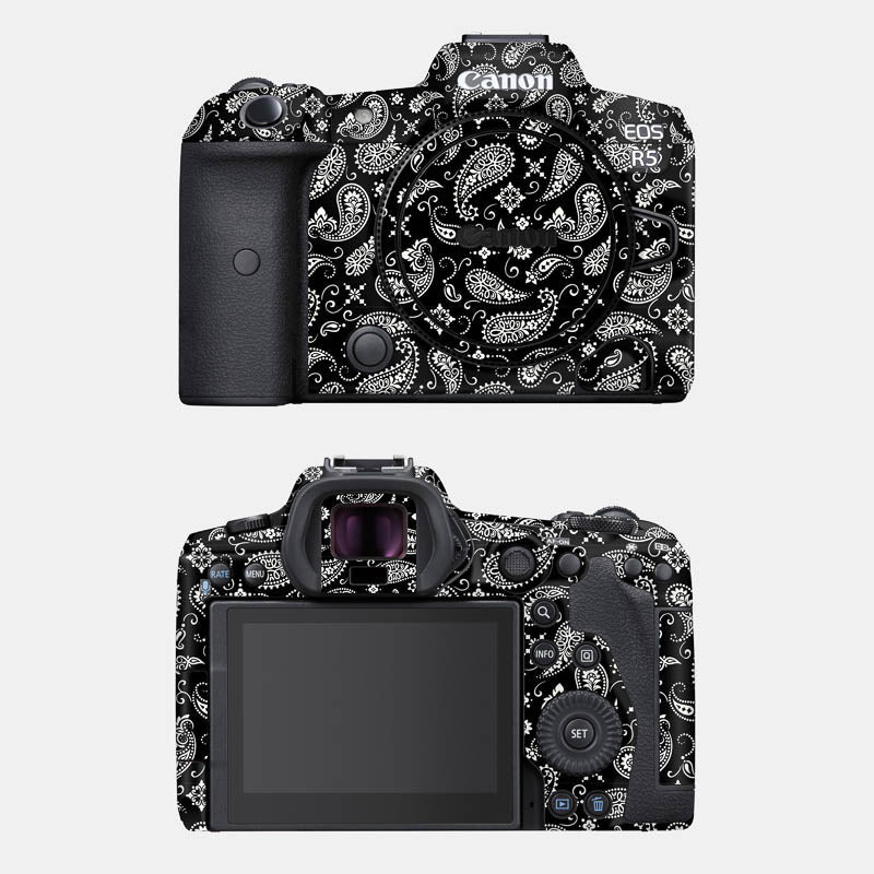 Black Paisley Full Body