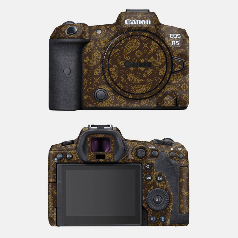 Brown Paisley Full Body