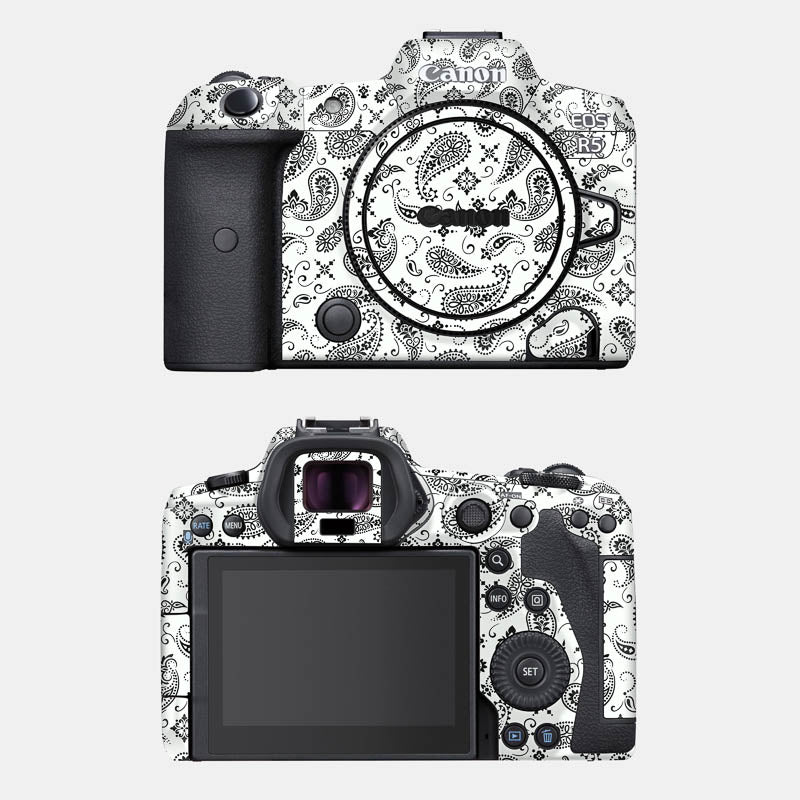 White Paisley Full Body
