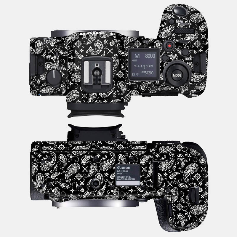 Black Paisley Full Body