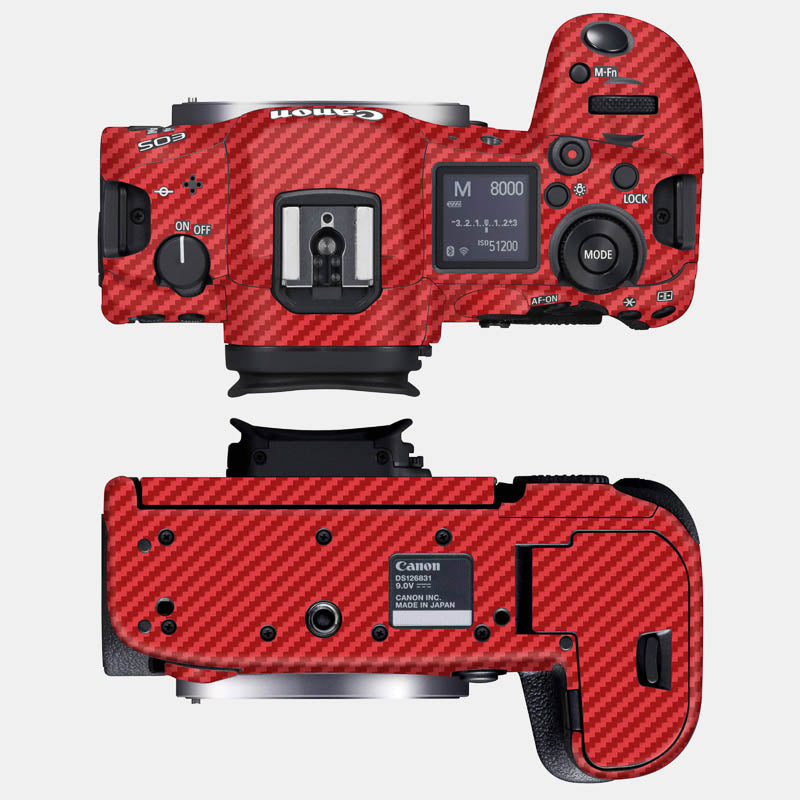 Carbon Fibre Red Full Body