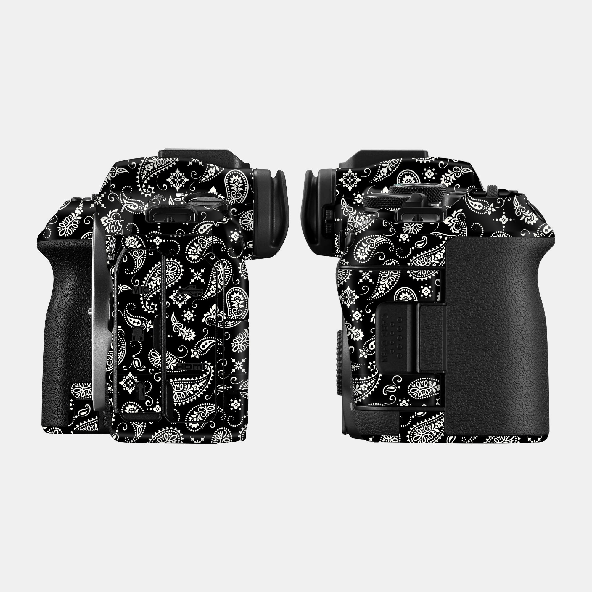 Black Paisley Full Body