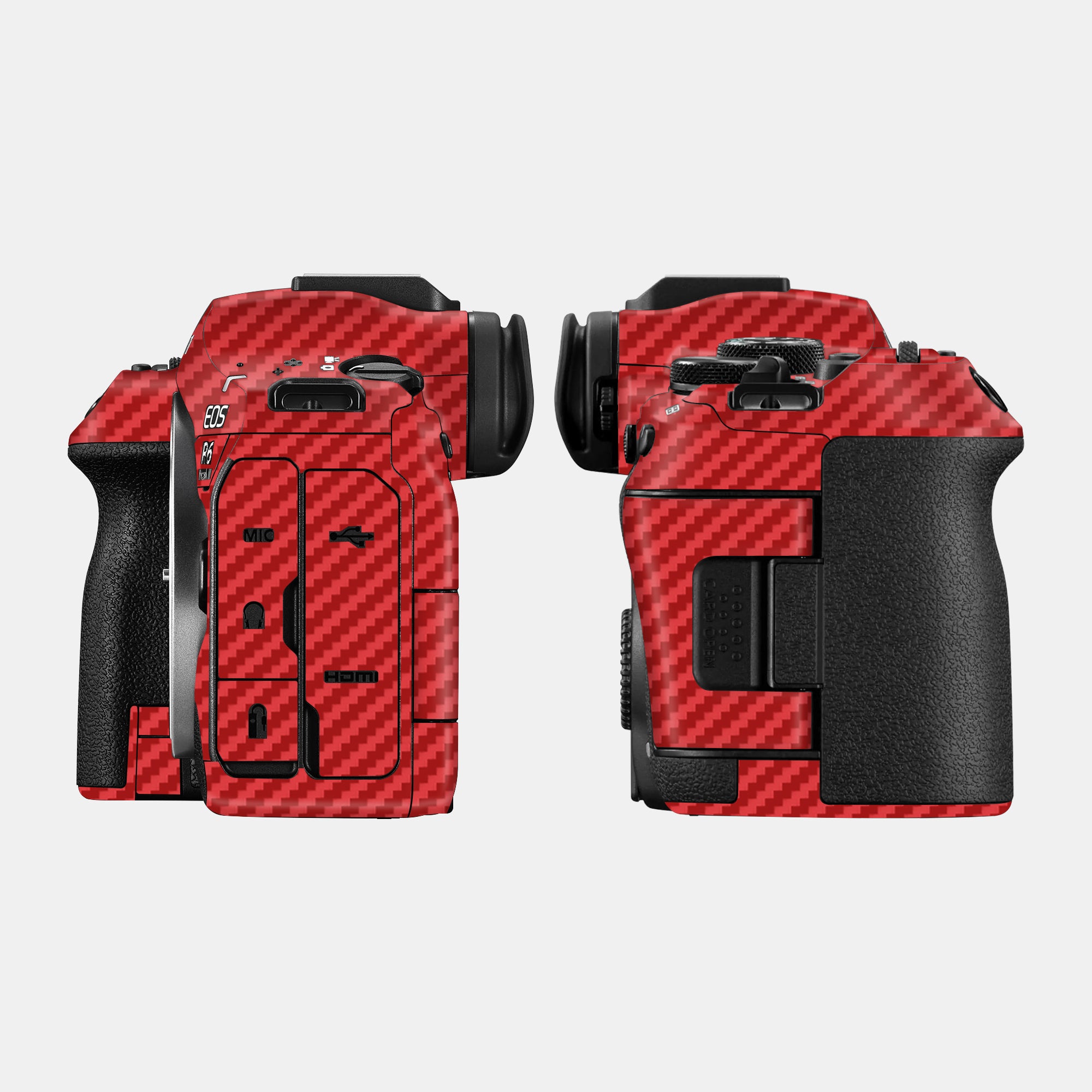 Carbon Fibre Red Full Body