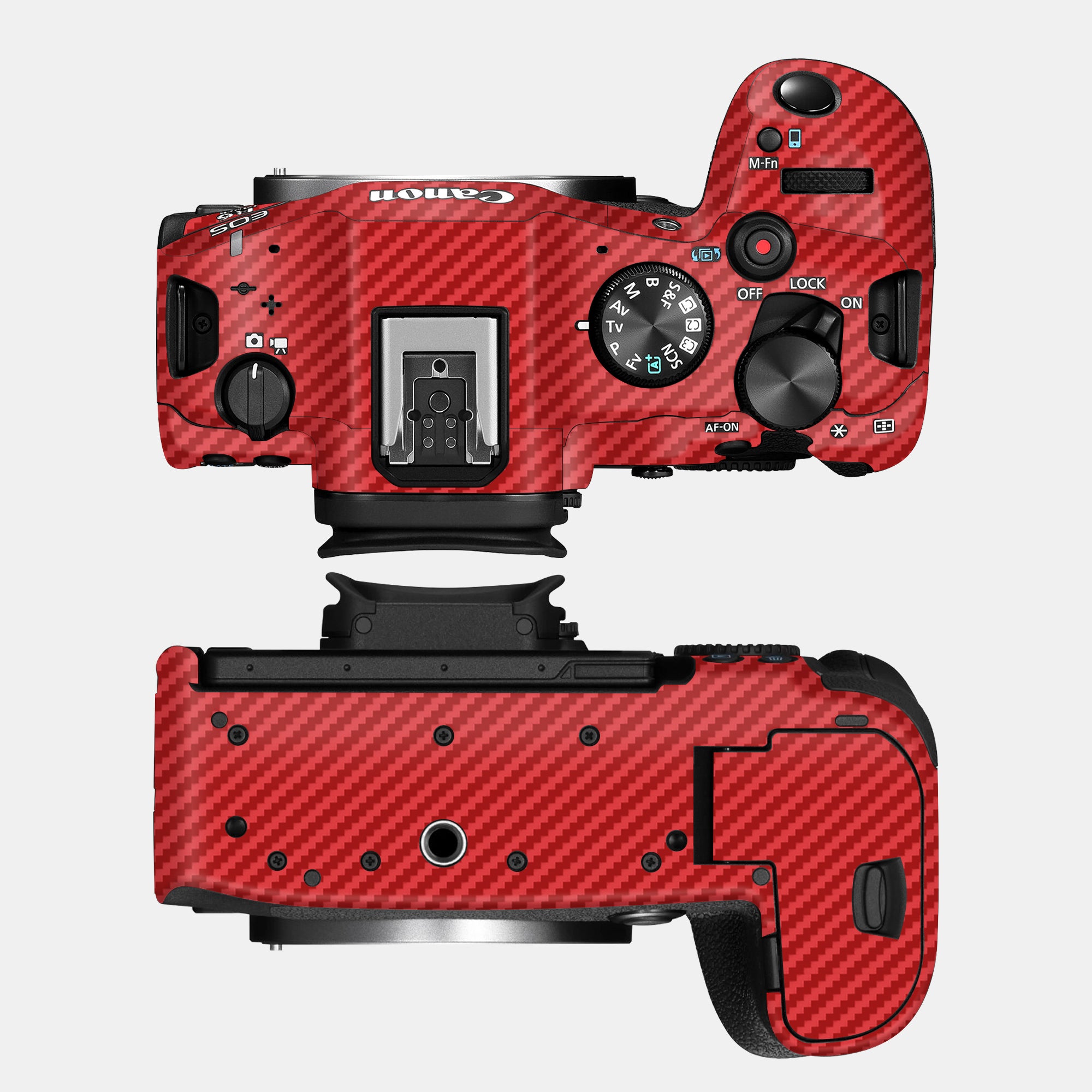 Carbon Fibre Red Full Body