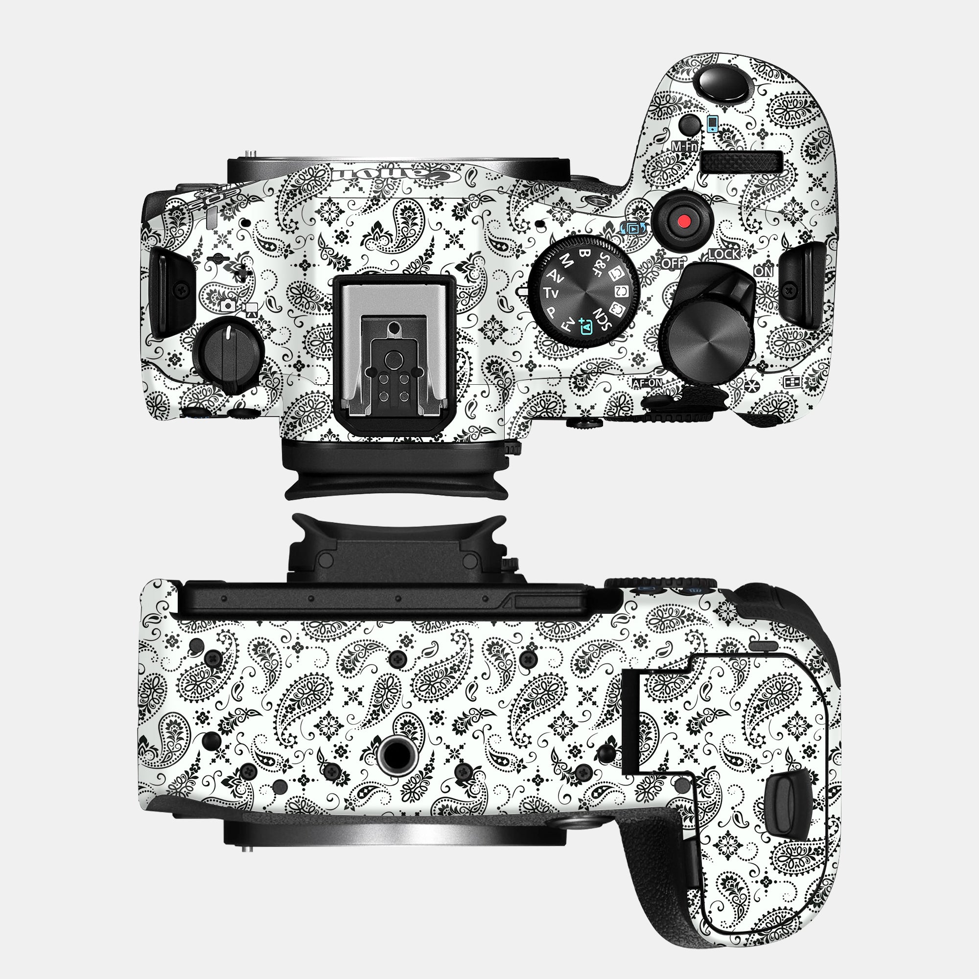 White Paisley Full Body