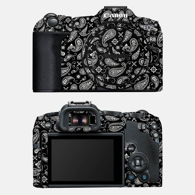 Black Paisley Full Body