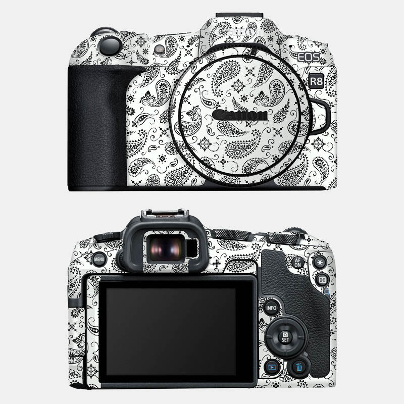 White Paisley Full Body