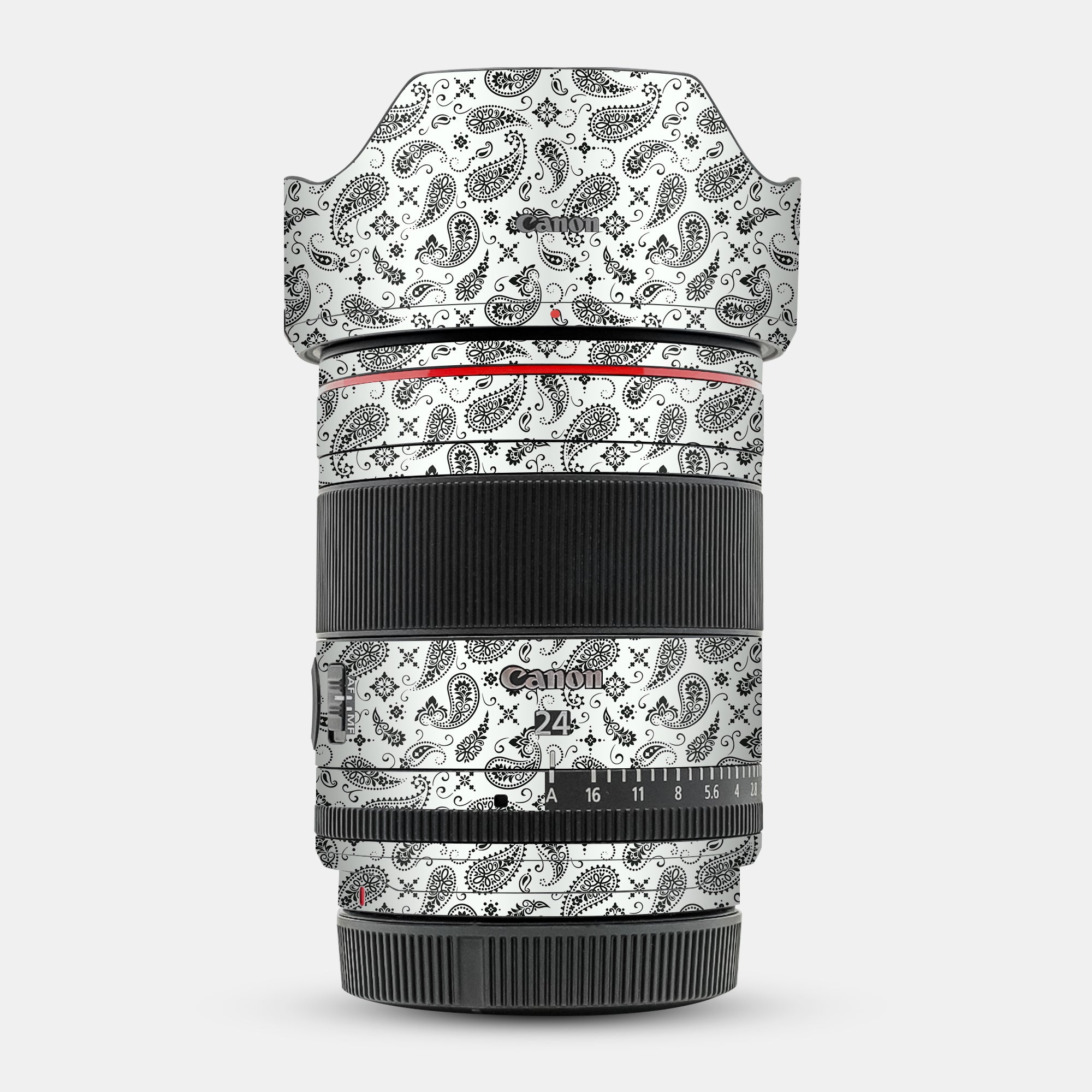 White Paisley Full Body