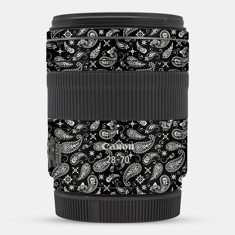 Black Paisley Full Body