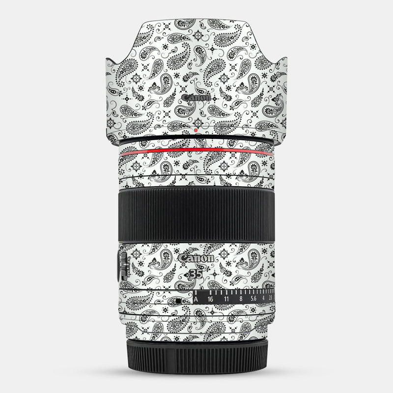 White Paisley Full Body