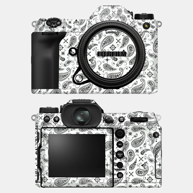 White Paisley Full Body