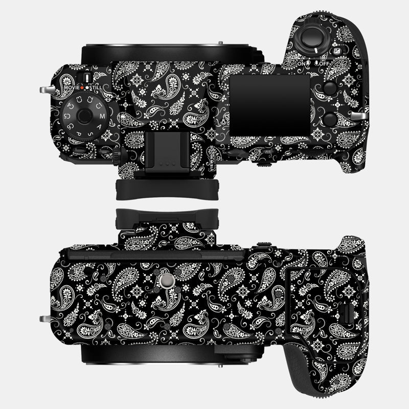 Black Paisley Full Body