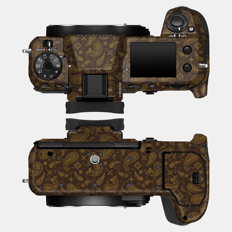 Brown Paisley Full Body