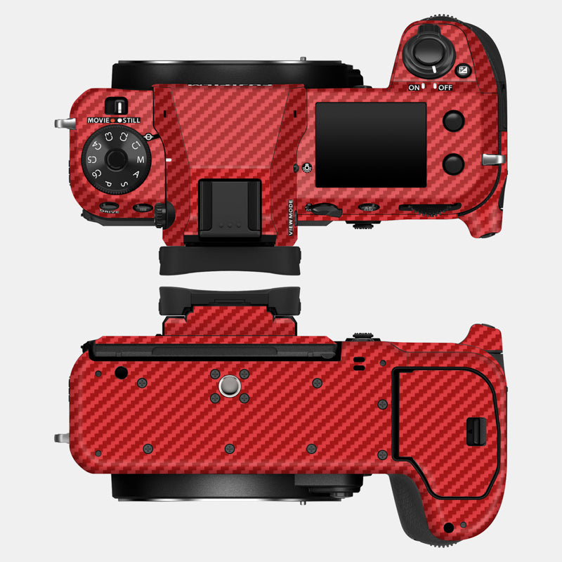 Carbon Fibre Red Full Body