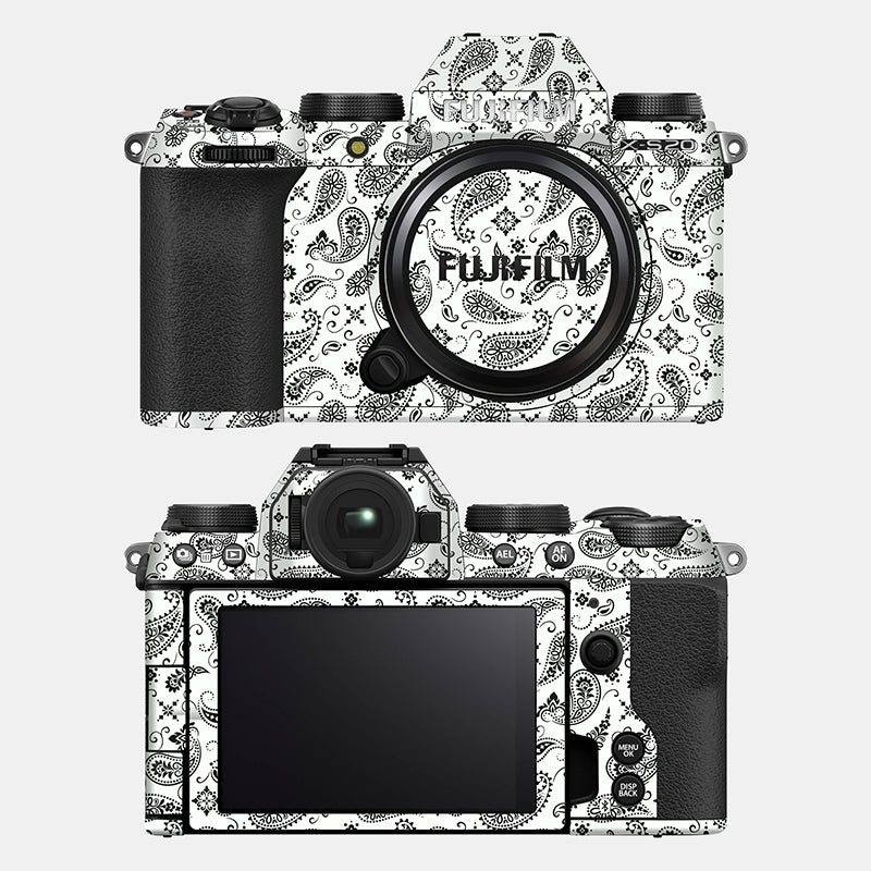 White Paisley Full Body