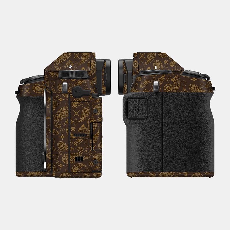 Brown Paisley Full Body