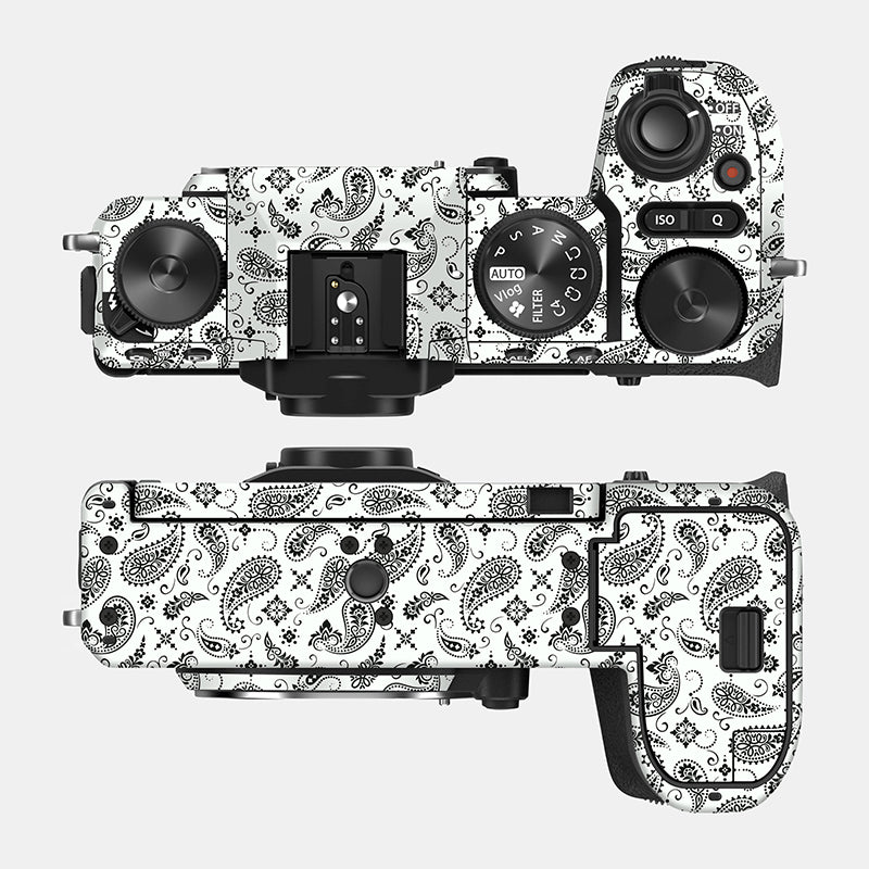 White Paisley Full Body