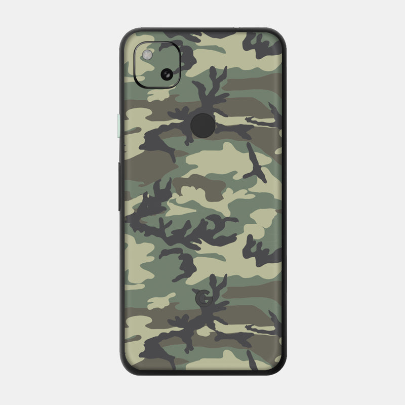 Forest Camo Glass Back