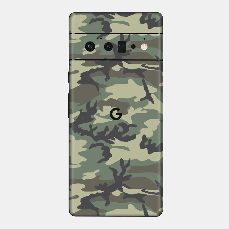 Forest Camo Glass Back