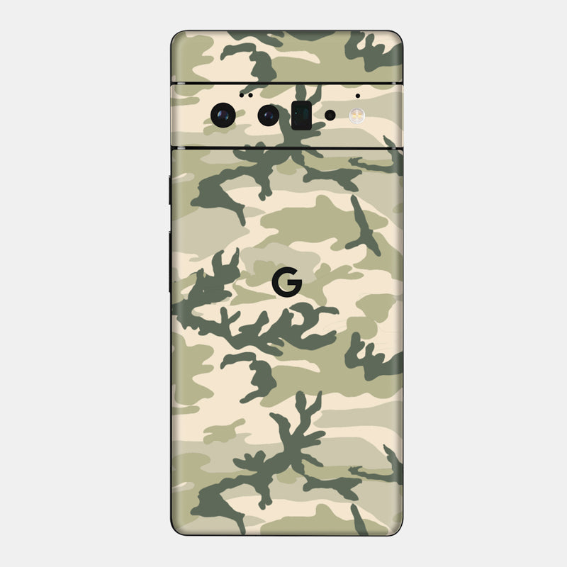 Military Camo Glass Back