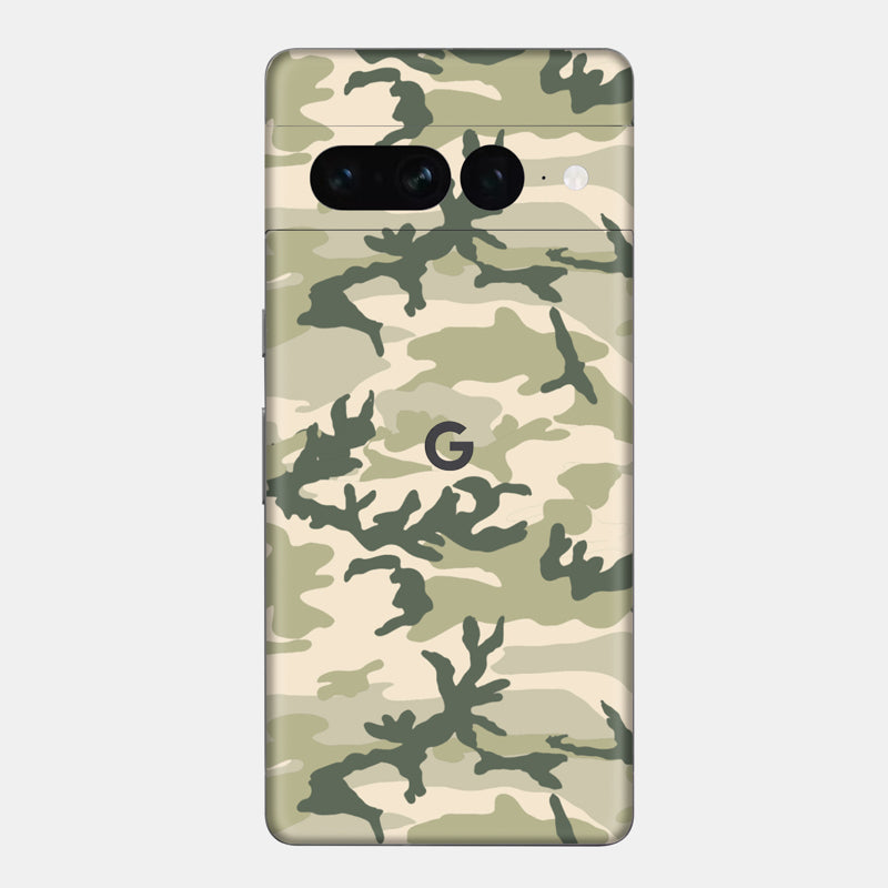 Military Camo Glass Back