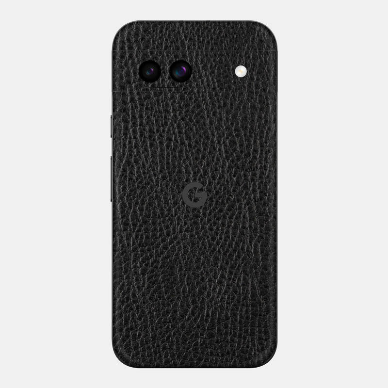 Black Leather Glass Back