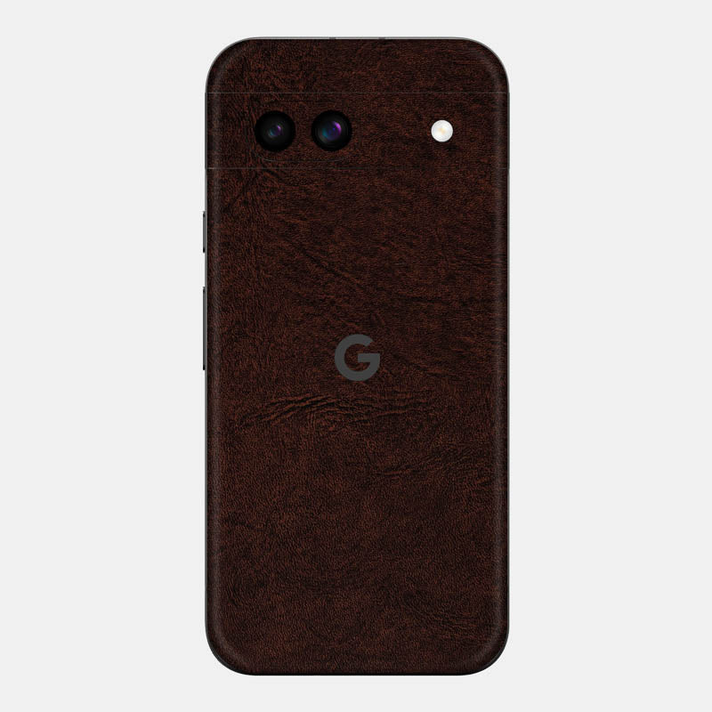 Brown Leather Glass Back
