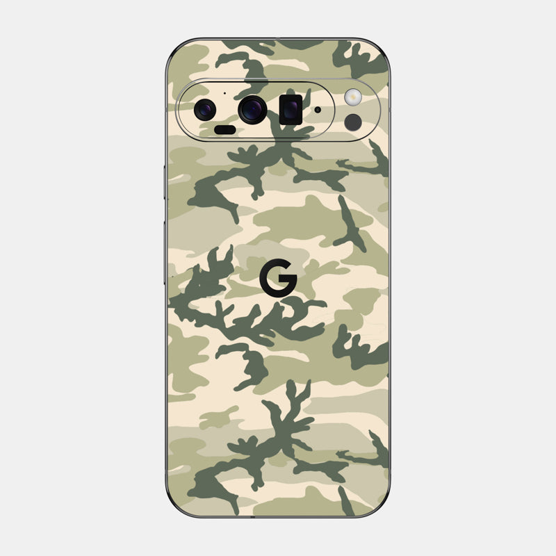Military Camo Glass Back