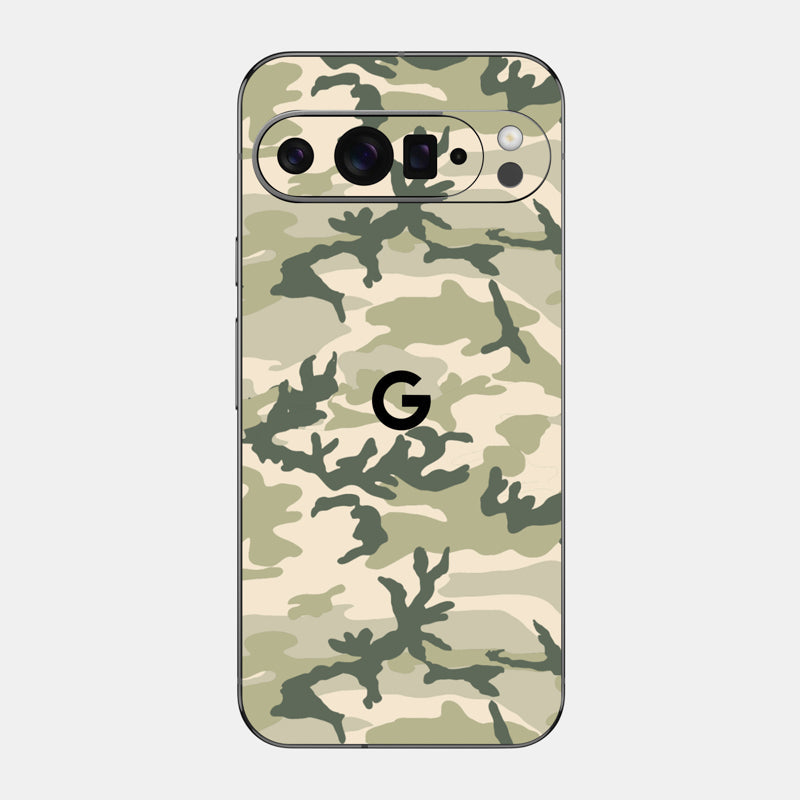 Military Camo Glass Back