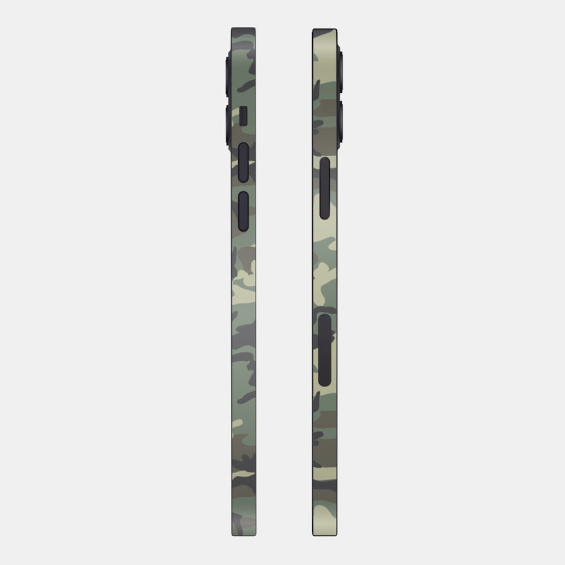 Forest Camo Glass Back