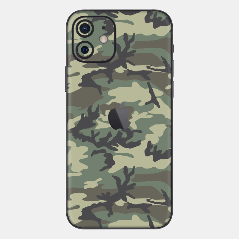Forest Camo Glass Back