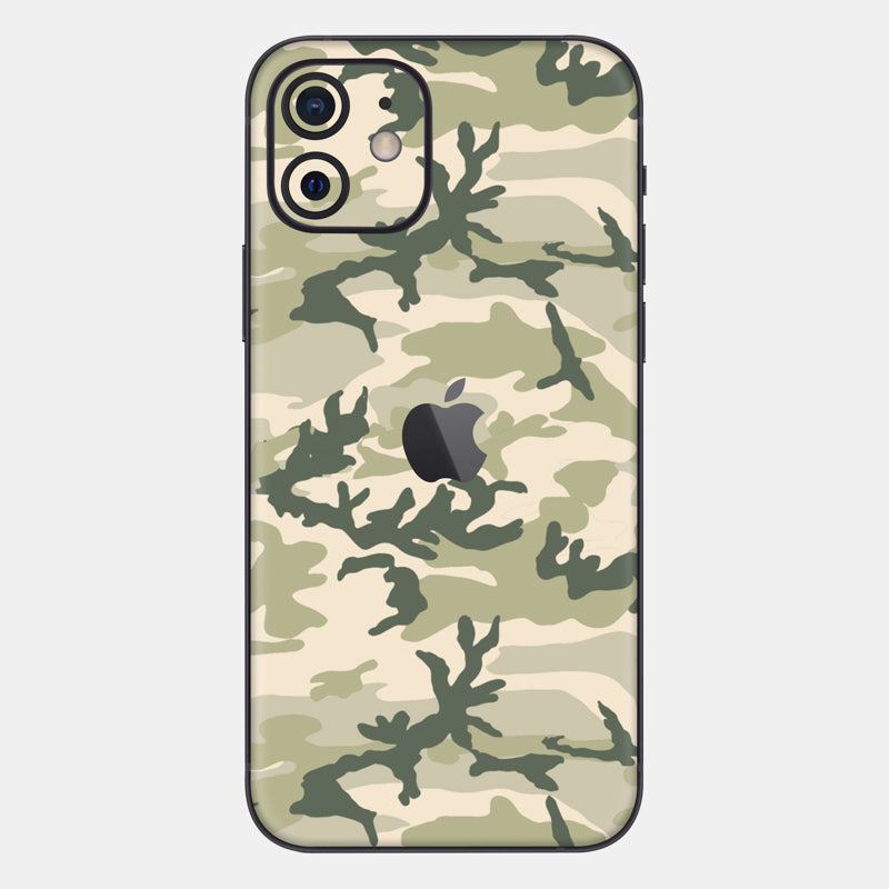 Military Camo Glass Back