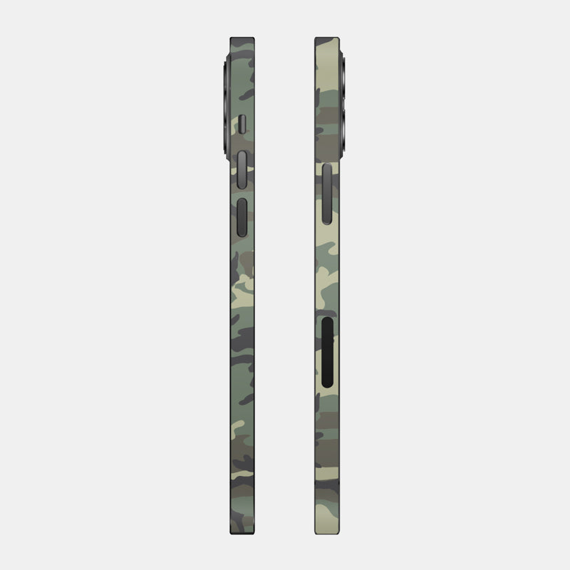 Forest Camo Glass Back