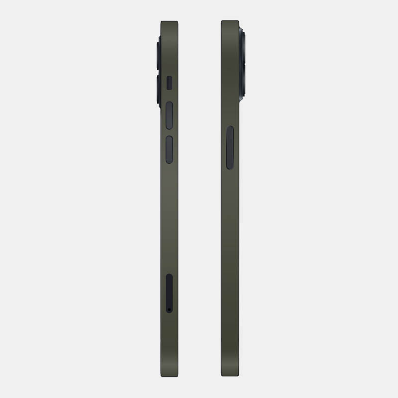 Alpine Green Glass Back