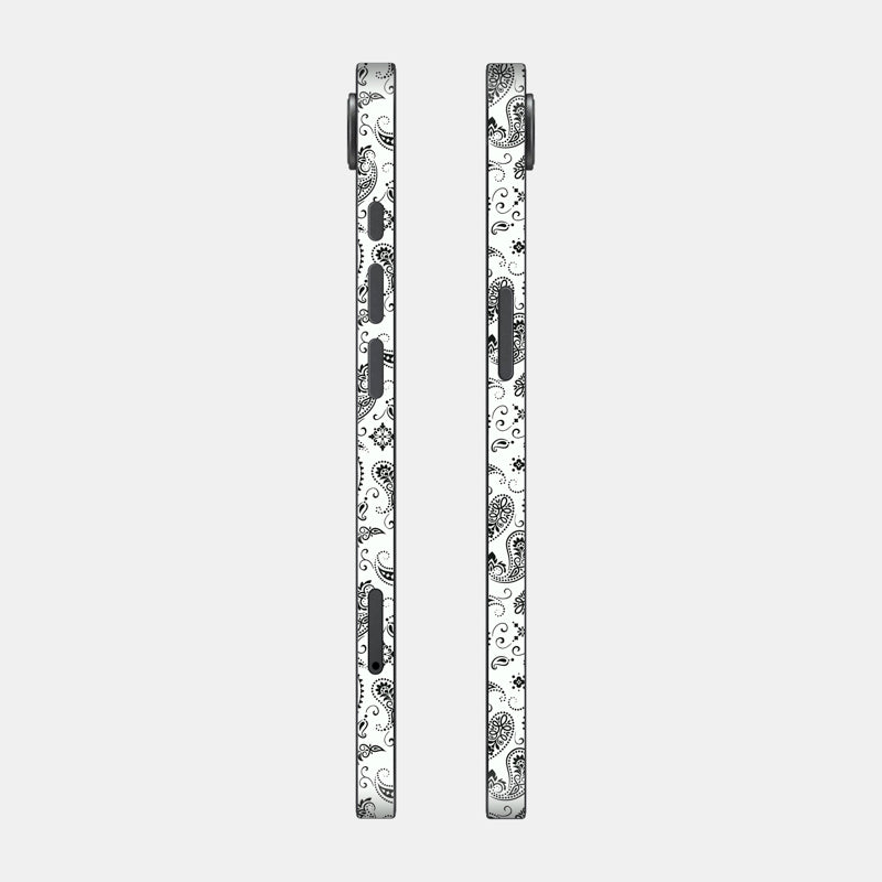 White Paisley Full Body