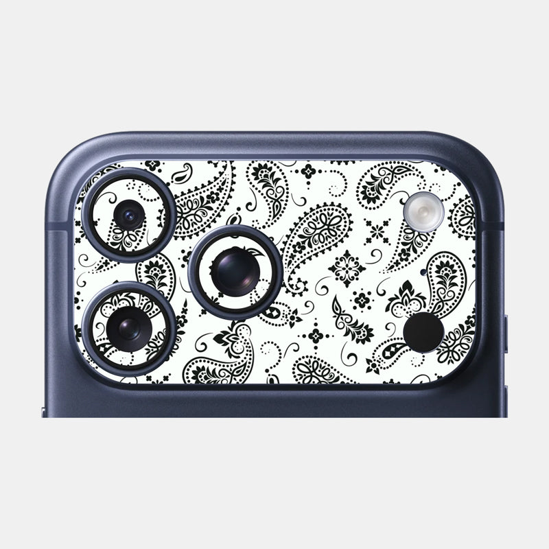 White Paisley Pack of 2