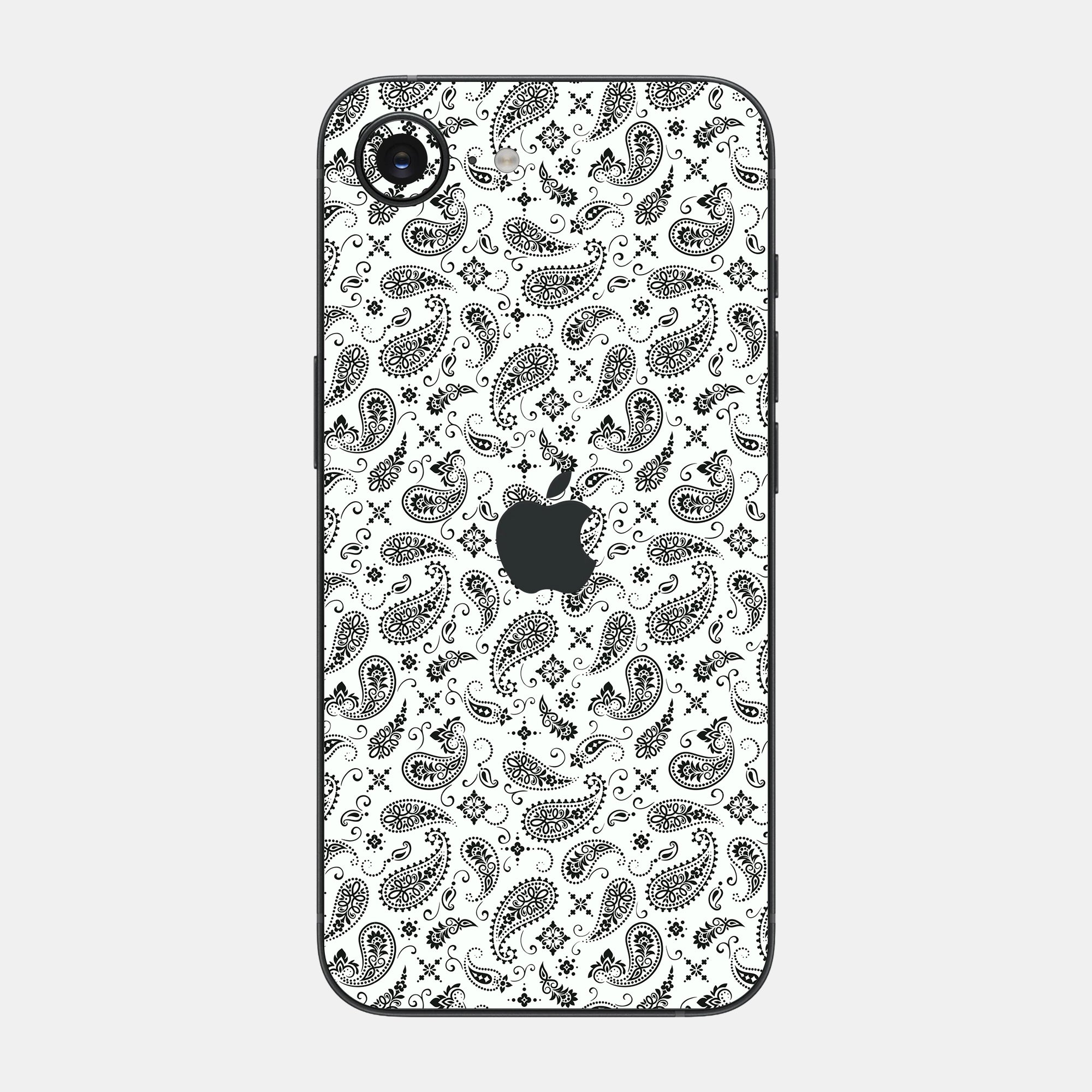 White Paisley Full Body