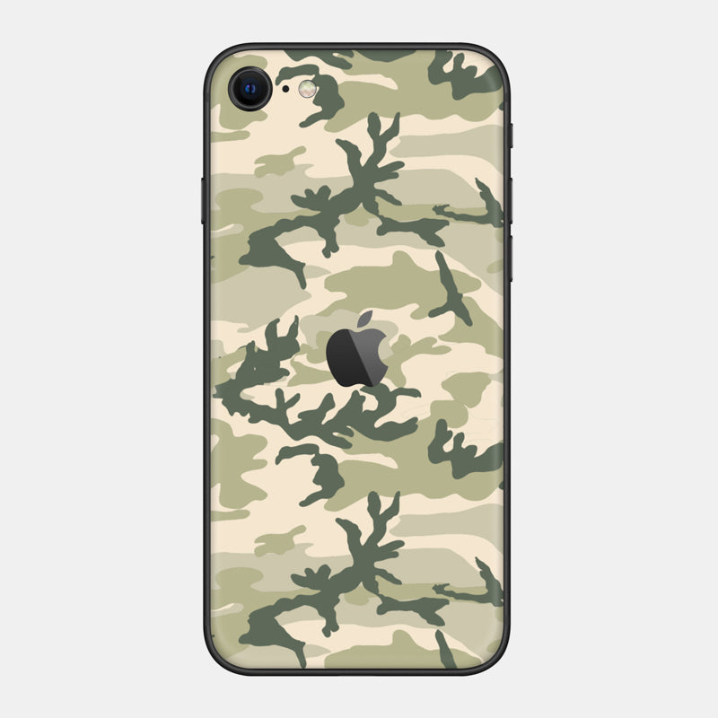 Military Camo Glass Back