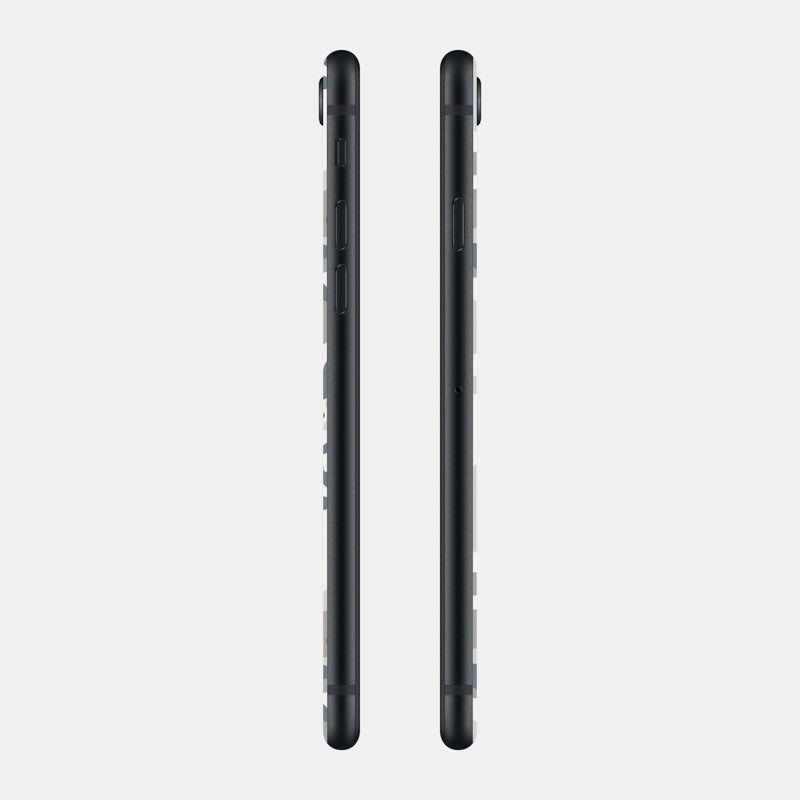 Snow Camo Glass Back