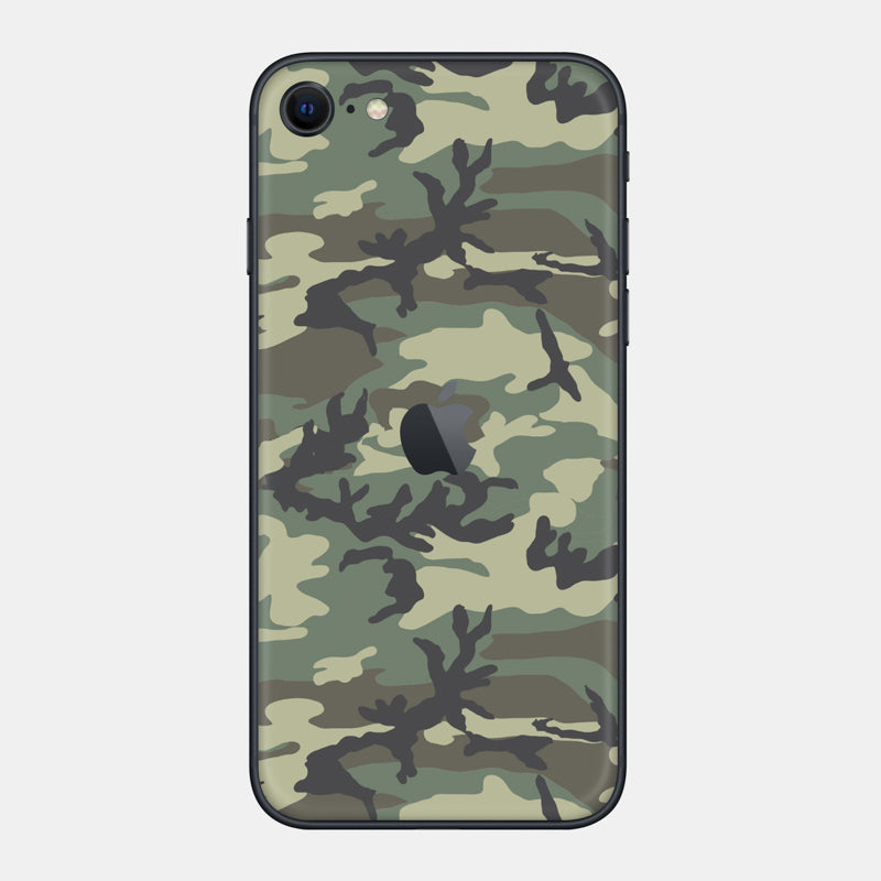 Forest Camo Glass Back