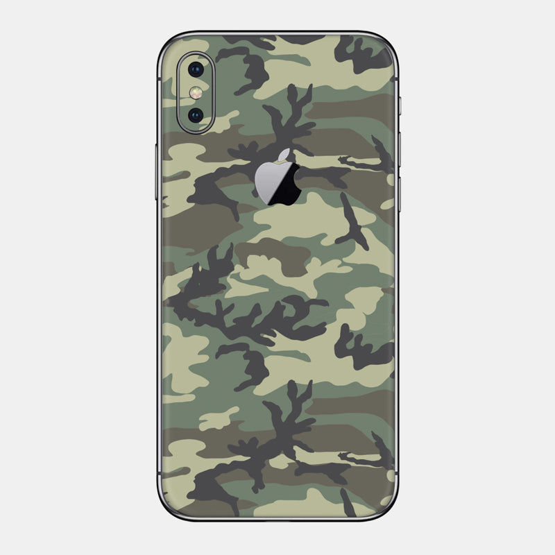 Forest Camo Glass Back