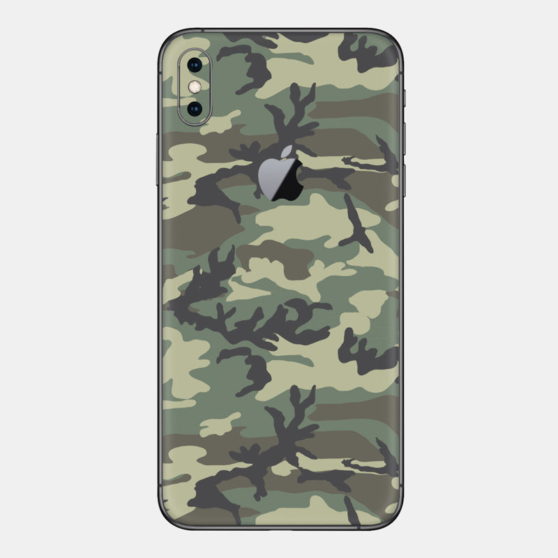 Forest Camo Glass Back