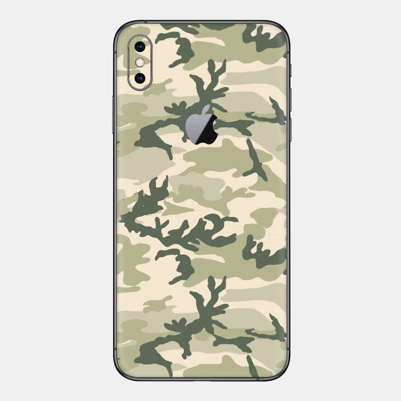 Military Camo Glass Back